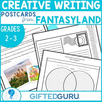 Preview of Creative Writing Postcard Punctuation Writing Activities Elementary