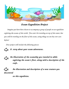 creative writing about ocean