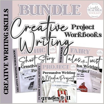 Preview of Creative Writing Project Workbooks Bundle