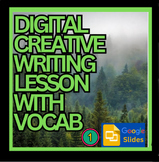 Creative Writing Prompt #1 with Vocab Photos & Graphic Org