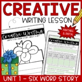 Creative Writing Prompt | Six Word Story Activity | Printa
