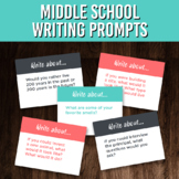 Creative Writing Prompt Task Cards | Daily Journal & Stati