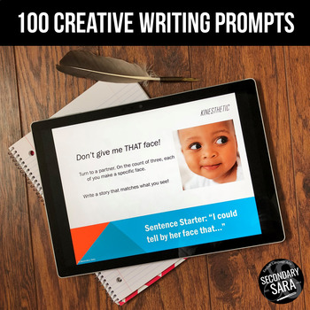 Preview of Creative Writing Prompts: 100 Prompts to Hook ALL writers!