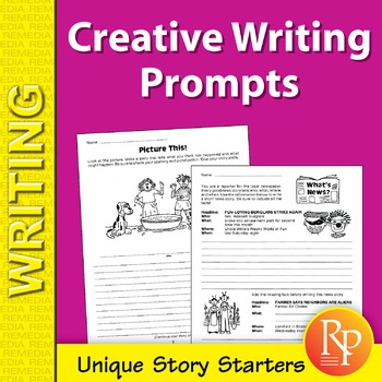 Creative Writing Prompts: Story Starters | Reluctant Readers | Activities