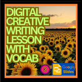 Creative Writing Prompts #3 with Vocab Photos & Graphic Or