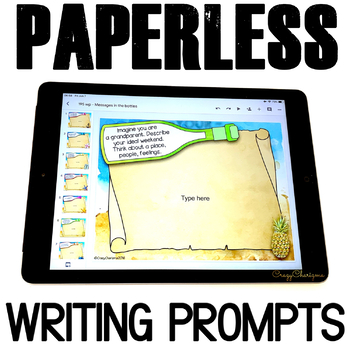 Preview of Creative Writing Prompts 3rd Grade 4th 5th Daily Practice Google Classroom
