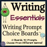 Creative Writing Prompts Choice Boards Writing Topics for 