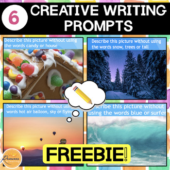 Preview of Creative Writing Prompts FREEBIE!