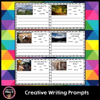 Preview of Creative Writing Prompts Photo Writing Prompts