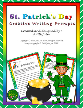 Preview of Creative Writing Prompts-St. Patrick's day-11 PROMPTS