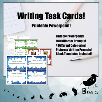 Preview of Creative Writing Prompts: Task Cards