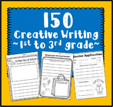 Creative Writing Prompts for 1st to 3rd Graders NO PREP