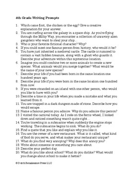 creative writing prompts for kids