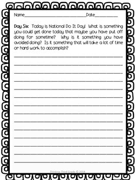 creative writing worksheets for grade 5