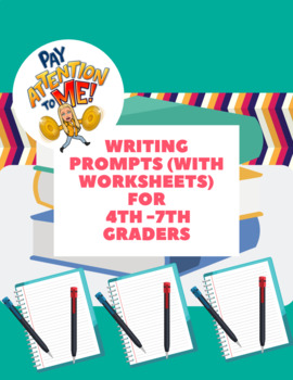 Preview of Creative Writing Prompts with Worksheets!