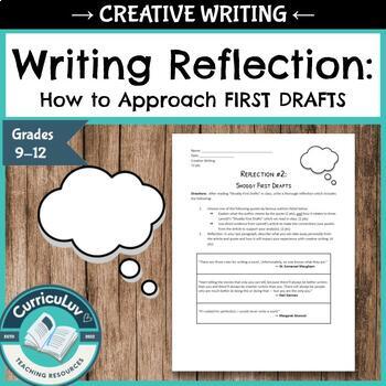 Preview of Creative Writing Reflection: How to Approach First Drafts, The Writer's Process