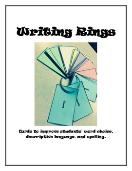Preview of Creative Writing Rings