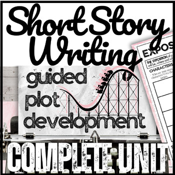 Preview of Creative Writing Unit: Short Story Activity | Prompts, Rubric, Graphic Organizer