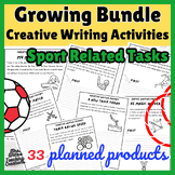 Creative Writing Sports Related Writing Activities Bundle Pack