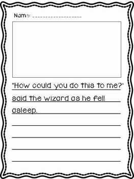 Creative Writing Story Starter Freebie by Squirming to Teach | TPT