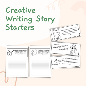 Preview of Creative Writing Story Starters and Writing Prompts
