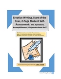 Creative Writing Student Self-Assessment and Class Expecta