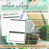 Creative Writing Teacher Notebook - Writing Skill Growth Notes