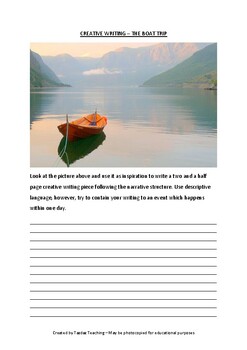 creative writing about a boat