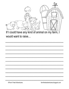 creative writing topic starter farm animals by lisa at farm fresh