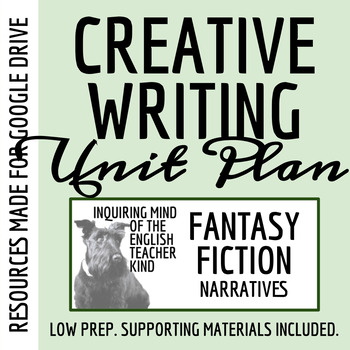 Preview of Creative Writing Unit Plan for Fantasy Fiction and Tall Tales (Google Drive)