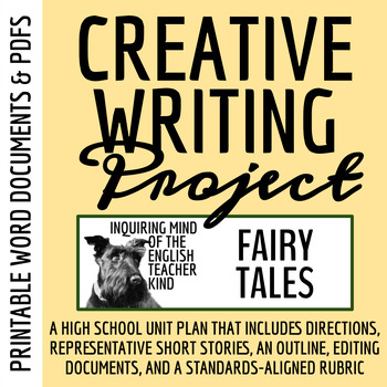 Preview of Creative Writing Unit Plan for Modified and Modern Fairy Tales (Printable)