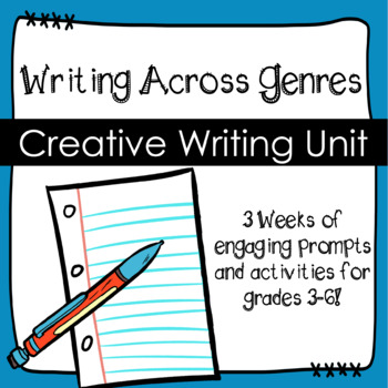 Preview of Creative Writing Unit Summer School  - 3 weeks of prompts!
