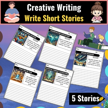 Preview of Creative Writing: Using Images and Keywords to Write Short Stories