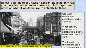 creative writing victorian london