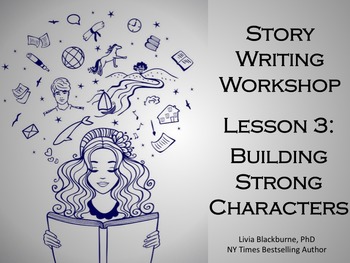 Preview of Creative Writing Workshop Lesson 3:  Building Strong Characters