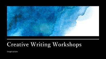 creative writing workshops ideas