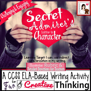 Preview of Creative Writing and Characterization Lesson | Valentine's Day