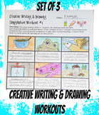 Creative Writing and Drawing Activity Language Arts Haiku Visual Art Activity