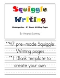 Creative Writing for Primary Grades - Squiggle Writing