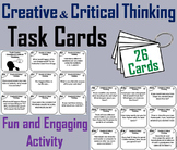 Creative and Critical Thinking Task Cards Activity