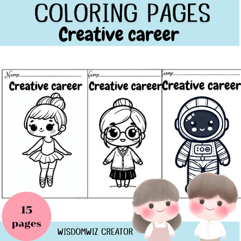 Preview of Creative career coloring pages