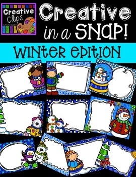Preview of Creative in a SNAP: Winter Edition {Creative Clips Digital Clipart}