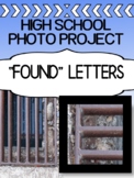 Creative photo project - FOUND LETTERS