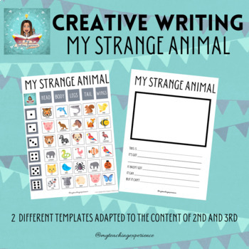 Preview of Creative writing - My strange animal