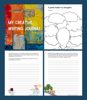 Preview of Creative writing prompts, exercises and journal