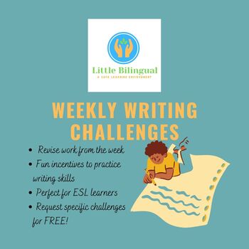 Preview of Creative writing tasks for ESL learners - The Weekly Writing Challenge