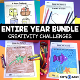 Preview of Creativity Activities and Challenges MEGA Bundle Finish the Picture, STEM