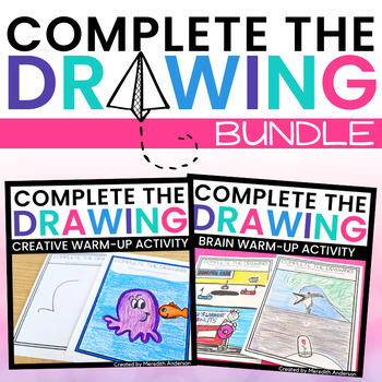 Preview of Creativity Activity Brain Warm Ups or Bell Ringers BUNDLE