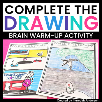 Preview of Creativity Activity Brain Warm Ups ⭐ Bell Ringers  ⭐Early Finishers