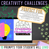 Preview of Creativity Challenges: Brain Breaks, Community Building, Bell-Ringers, + More!